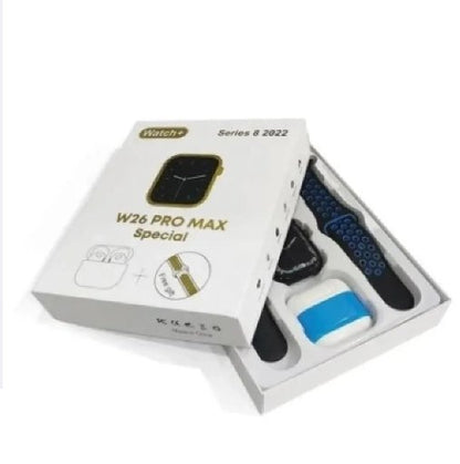 26 Pro Smart Watch With Wireless Ear Pods