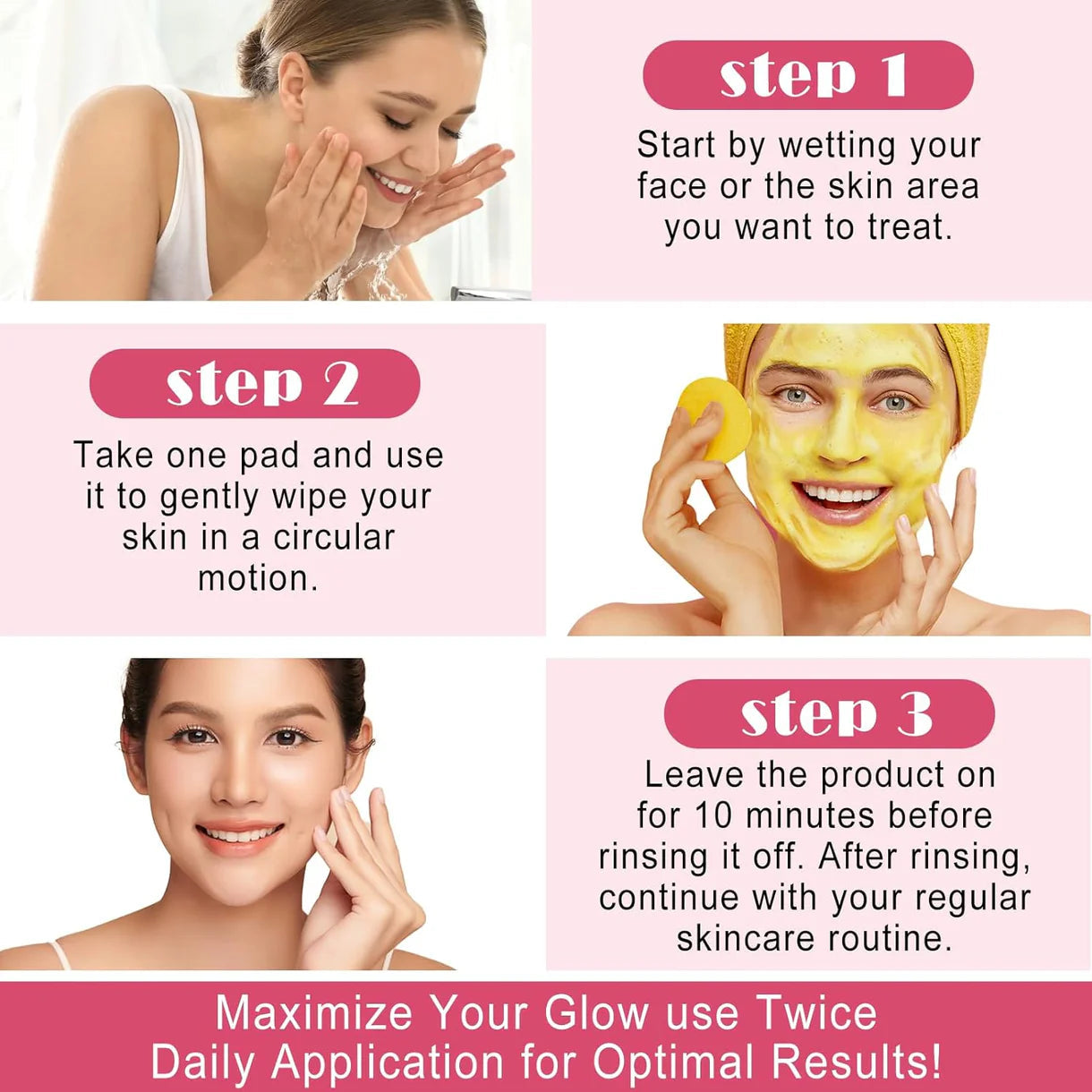 Turmeric and Kojic Acid Pads