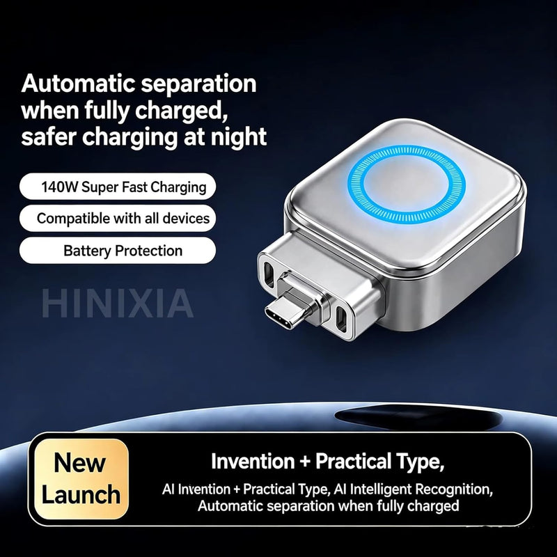 Smart Auto Eject Fast Charging Adapter — شاحن سريع ذكي بخاصية الإخراج التلقائي