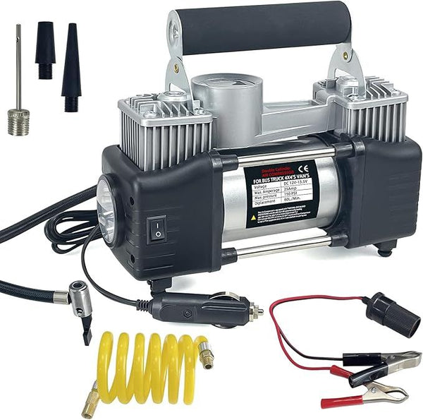 Powerful Portable Tire Inflator 🔺 🚧