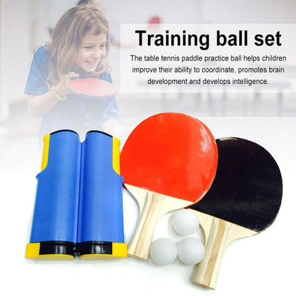 Table Tennis Net & Paddle Set — مجموعة شبكة ومضارب تنس الطاولة