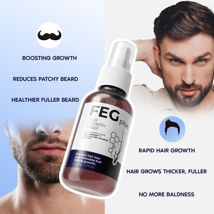 💆 Pack of 2 FEG Hair Growth Spray + Derma Roller | Hair Care Kit for Men & Women ✨
