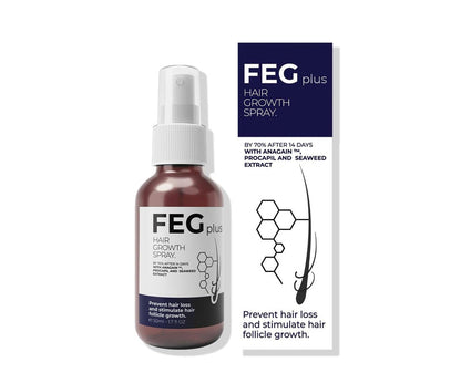 💆 Pack of 2 FEG Hair Growth Spray + Derma Roller | Hair Care Kit for Men & Women ✨